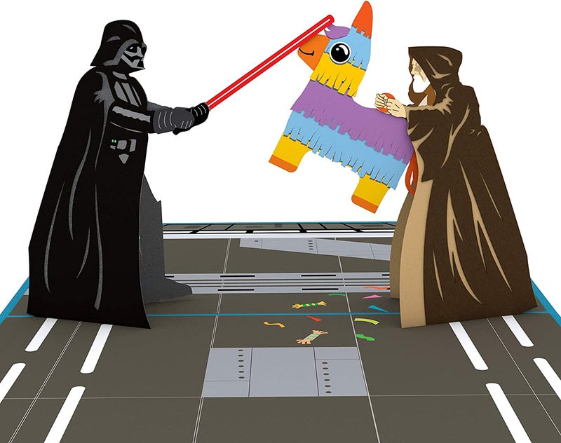 Lovepop Star Warsâ„¢ Darth Vaderâ„¢ Celebration Pop Up Card, 5x7-3D Birthday Greeting Card, Star Wars Pop-Up Card, Birthday Cards for Kids, Celebration Cards - Image 1
